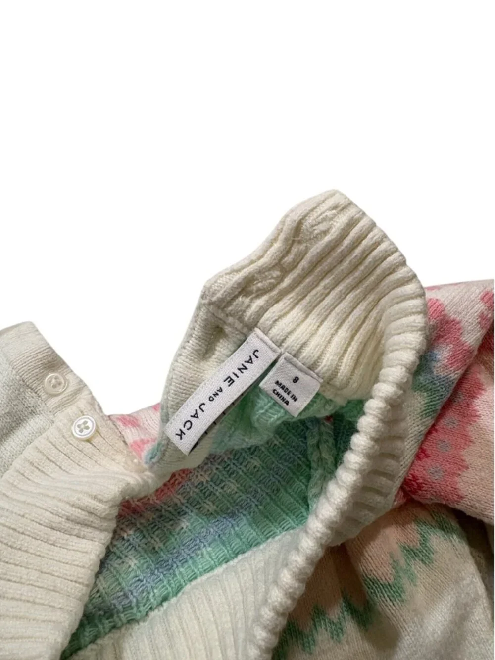 Janie and Jack Fair Isle Sweater Dress